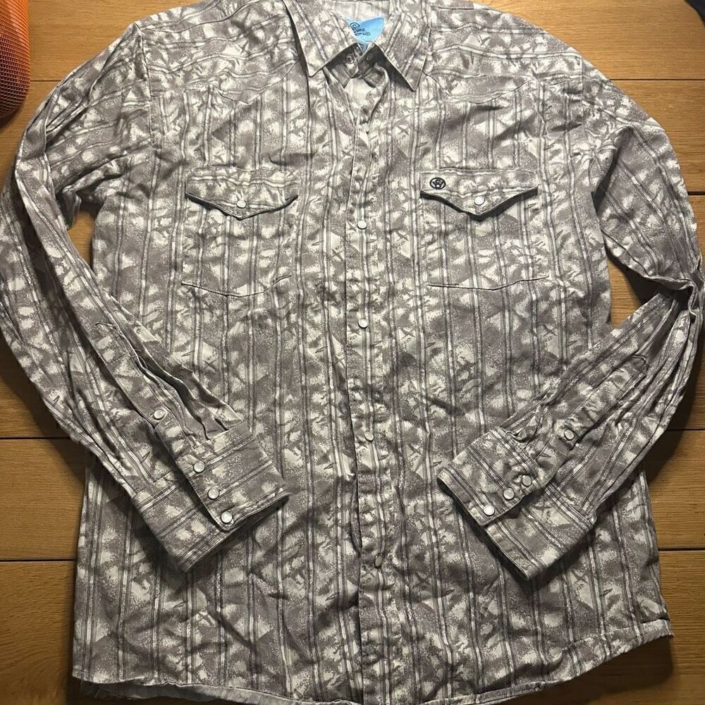 Sedona west pearl snap xl long sleeve western cowboy Aztec